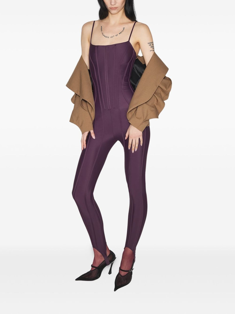 corset-detail jumpsuit 1