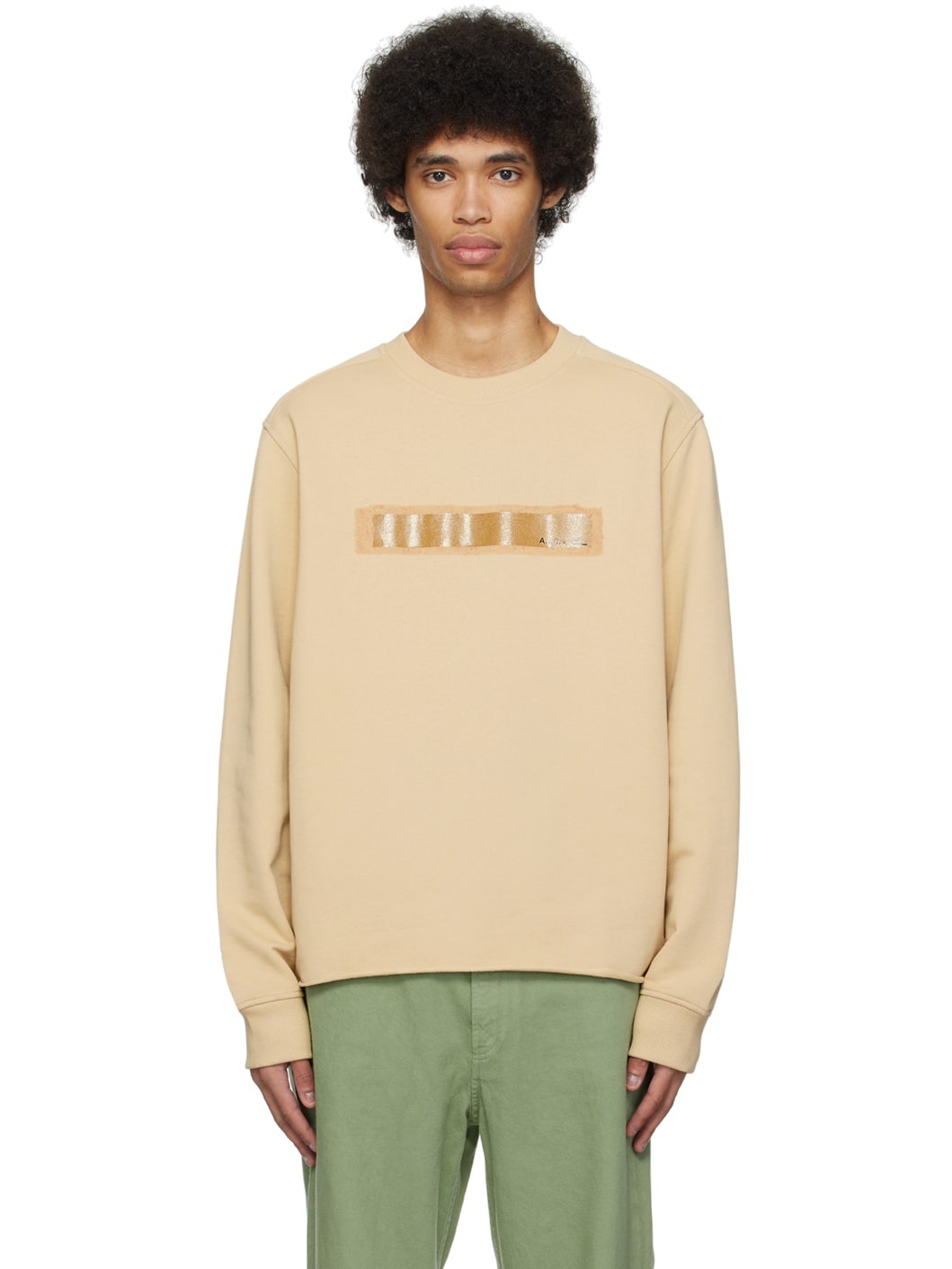 Beige Natacha Ramsay-Levi Edition Ernestine Sweatshirt - 1