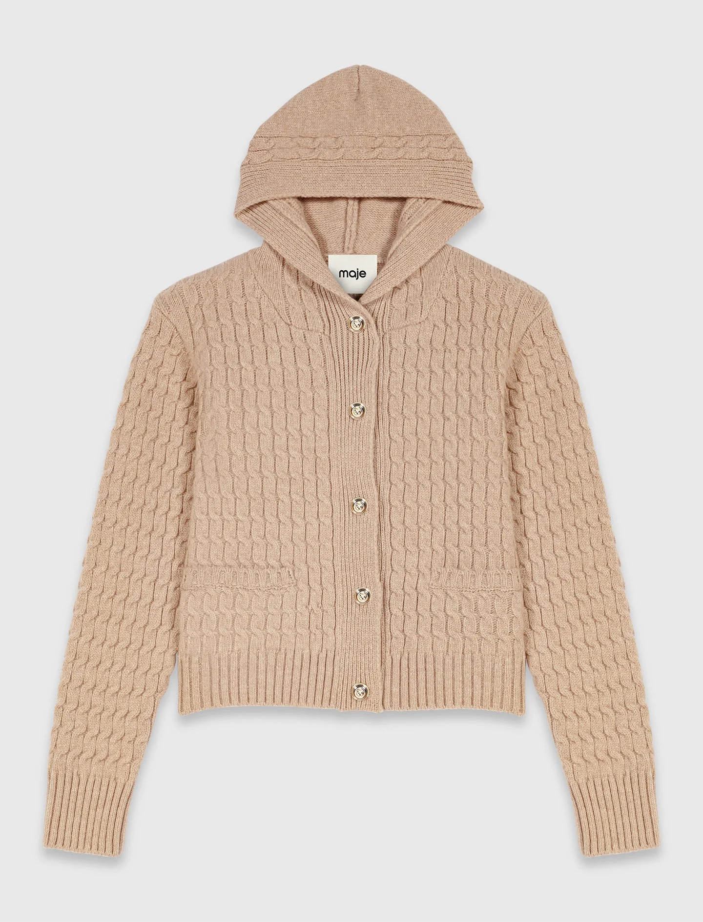 Hooded cardigan - 1