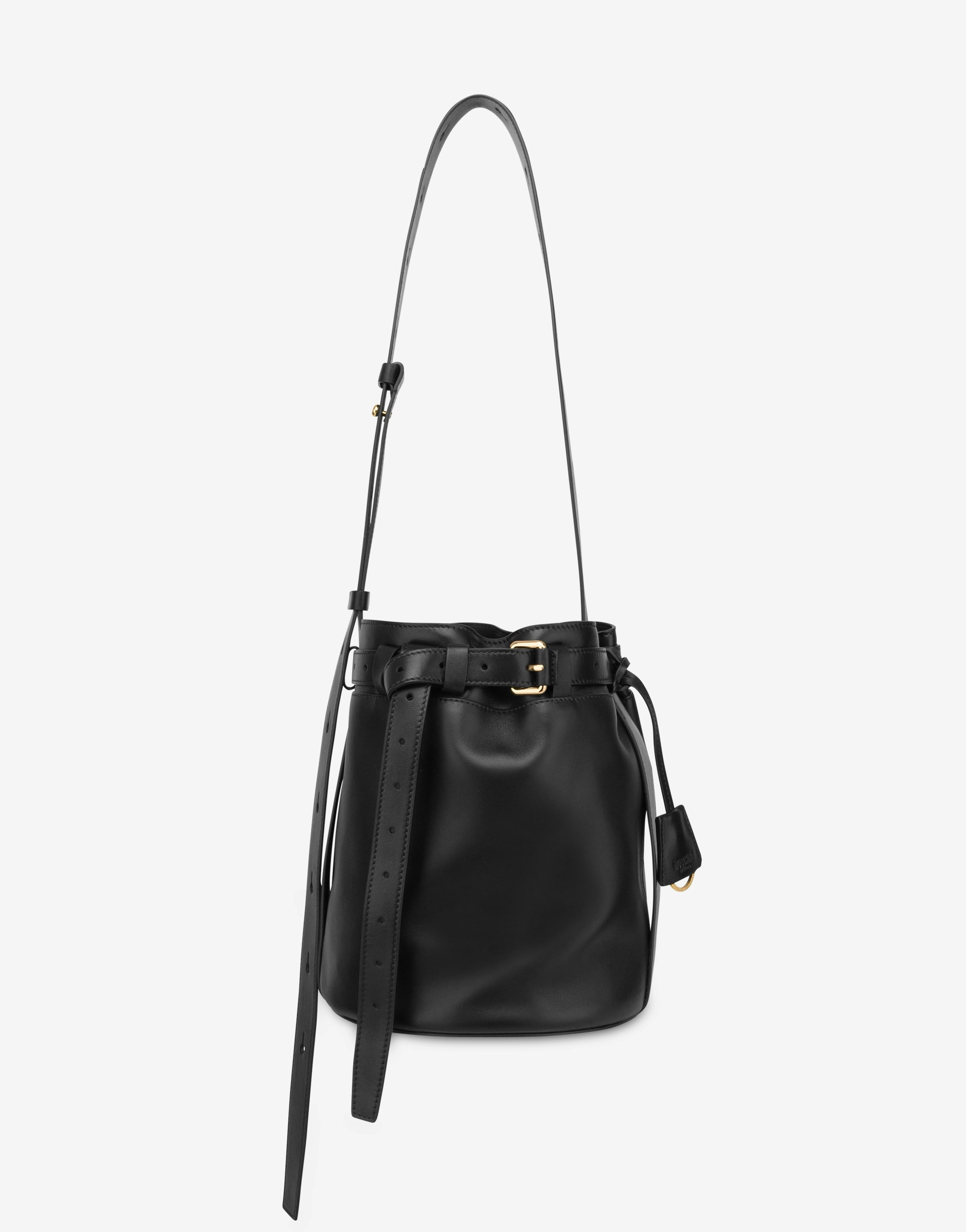 MOSCHINO TIE ME BUCKET BAG - 1