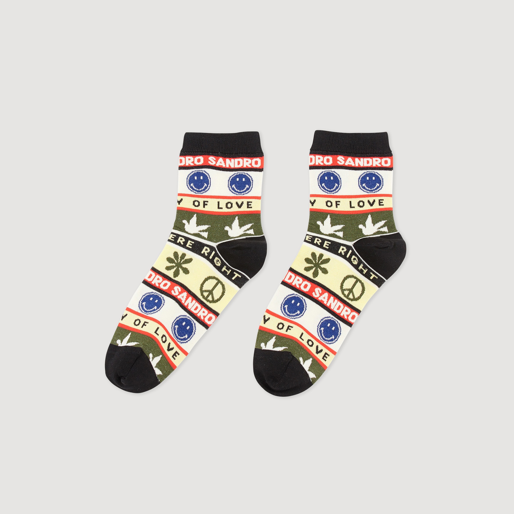 Smiley knit socks - 1