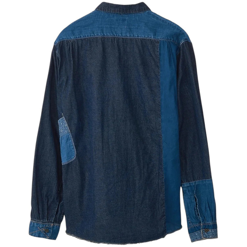 Kapital KAPITAL Cotton x Linen IDG KATMANDU Shirt 23 'INDIGO outlook