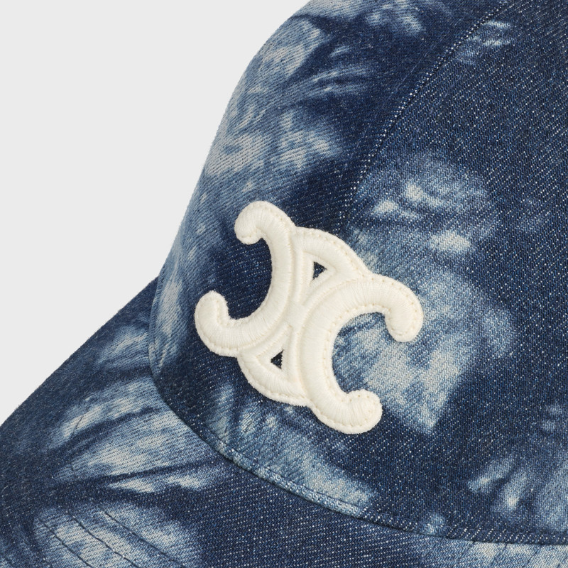 triomphe baseball cap in tie dye cotton 5