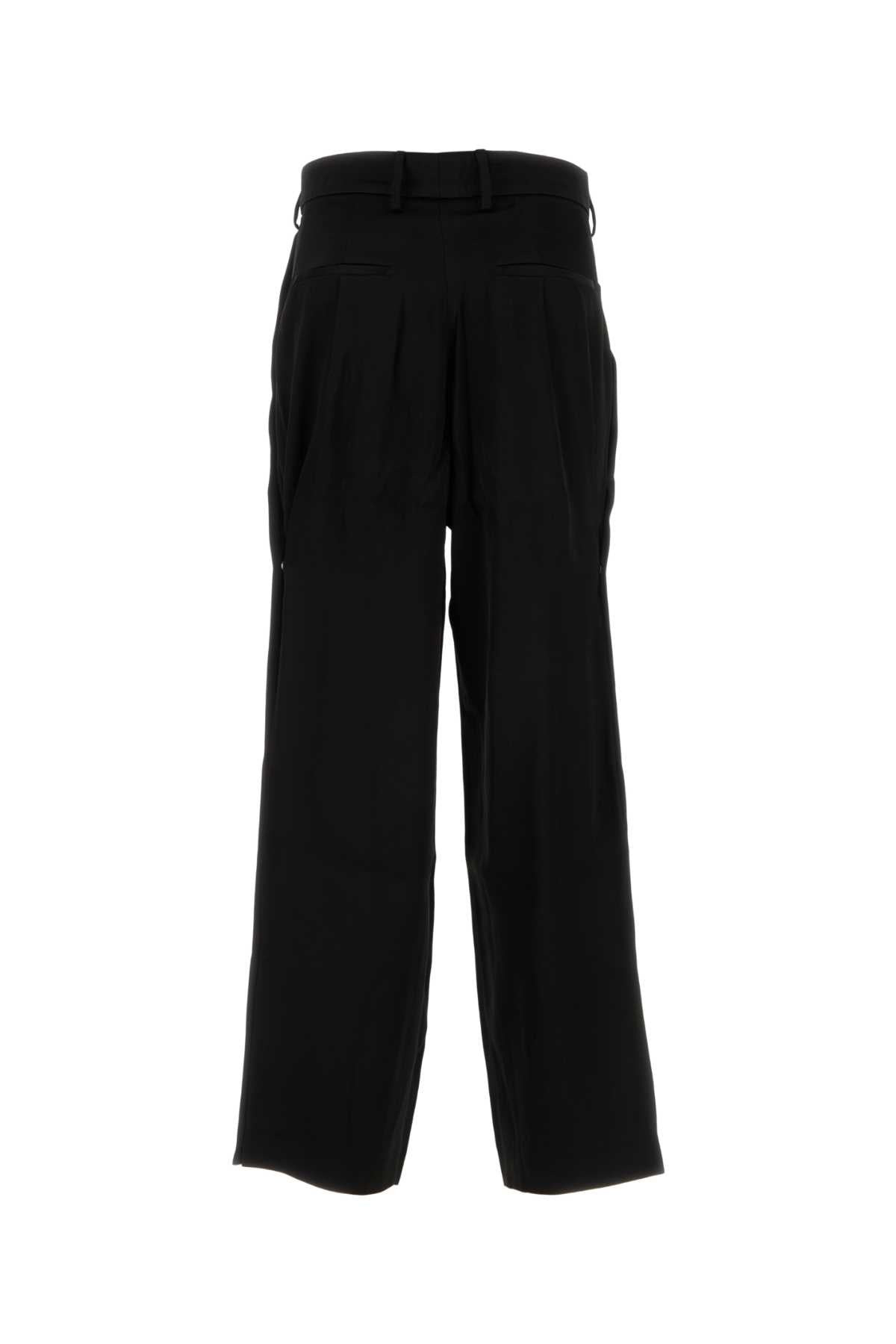 Amiri Men Black Viscose Pant - 2