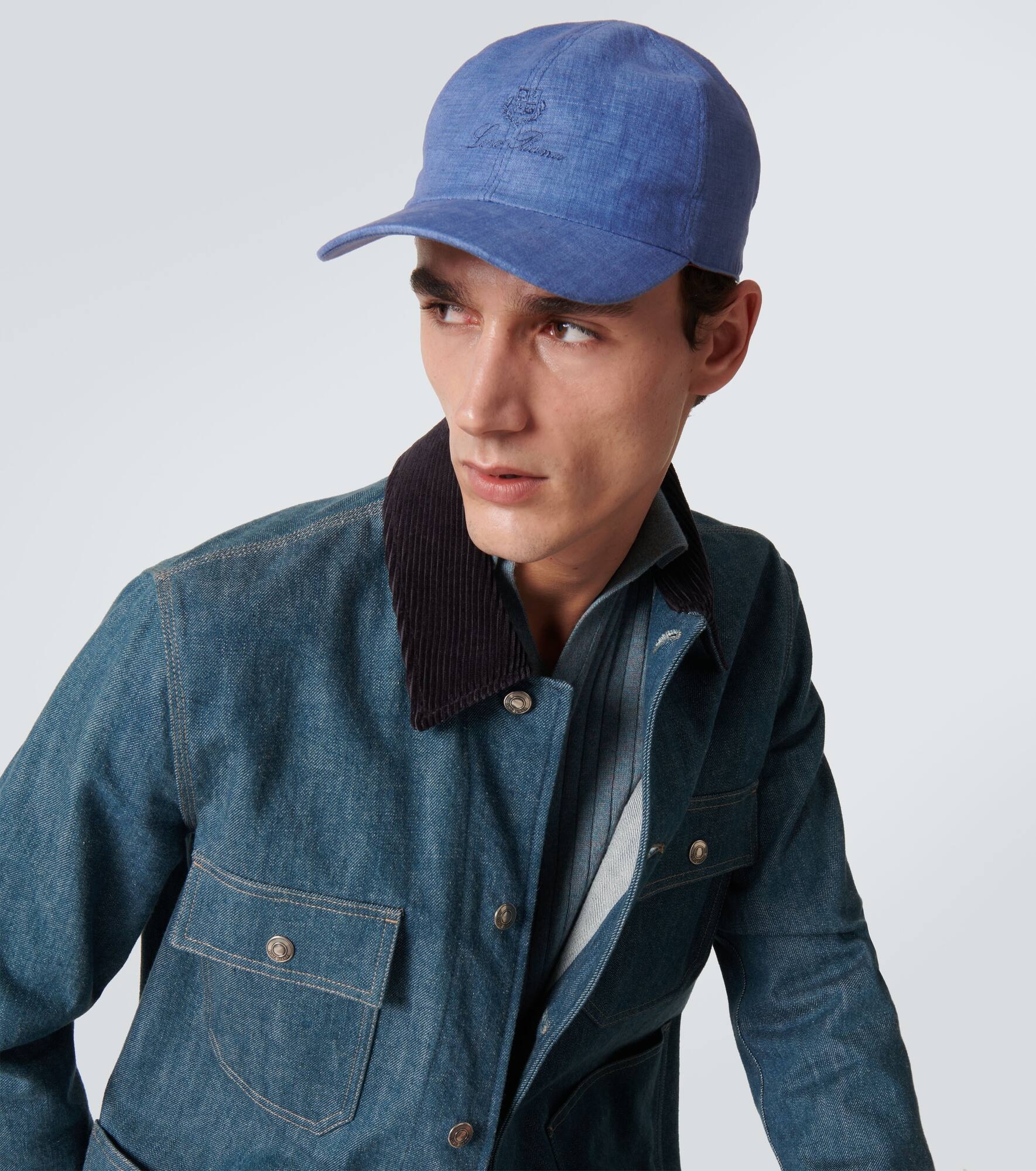 My Baseball logo denim baseball cap - 3