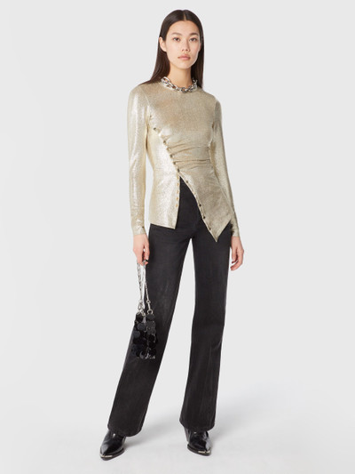 Paco Rabanne DRAPED TOP IN LUREX GOLD outlook