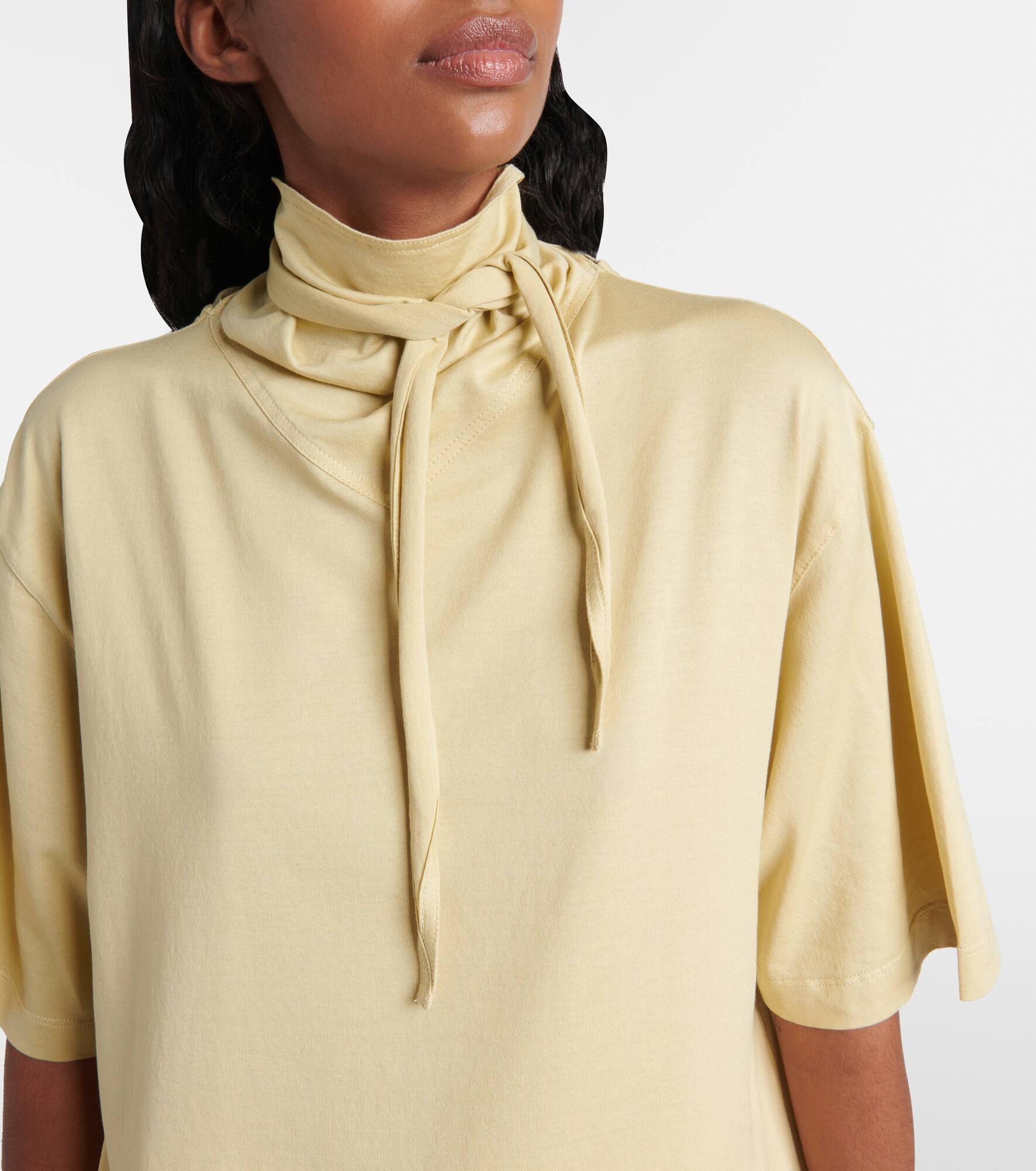 Foulard cotton jersey T-shirt - 4