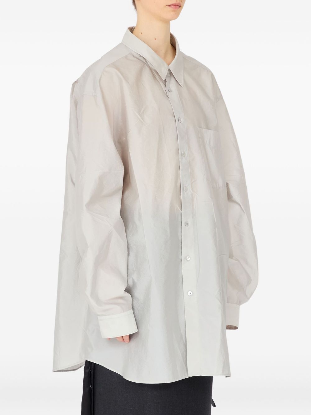 long-sleeved pocket shirt - 4