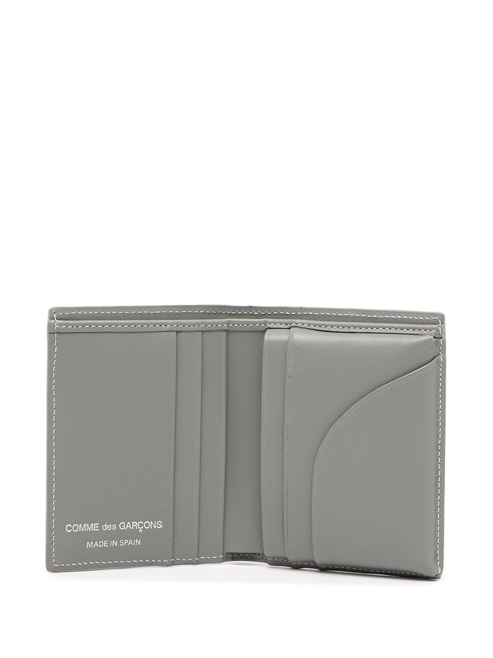 polka dot-print leather cardholder - 3