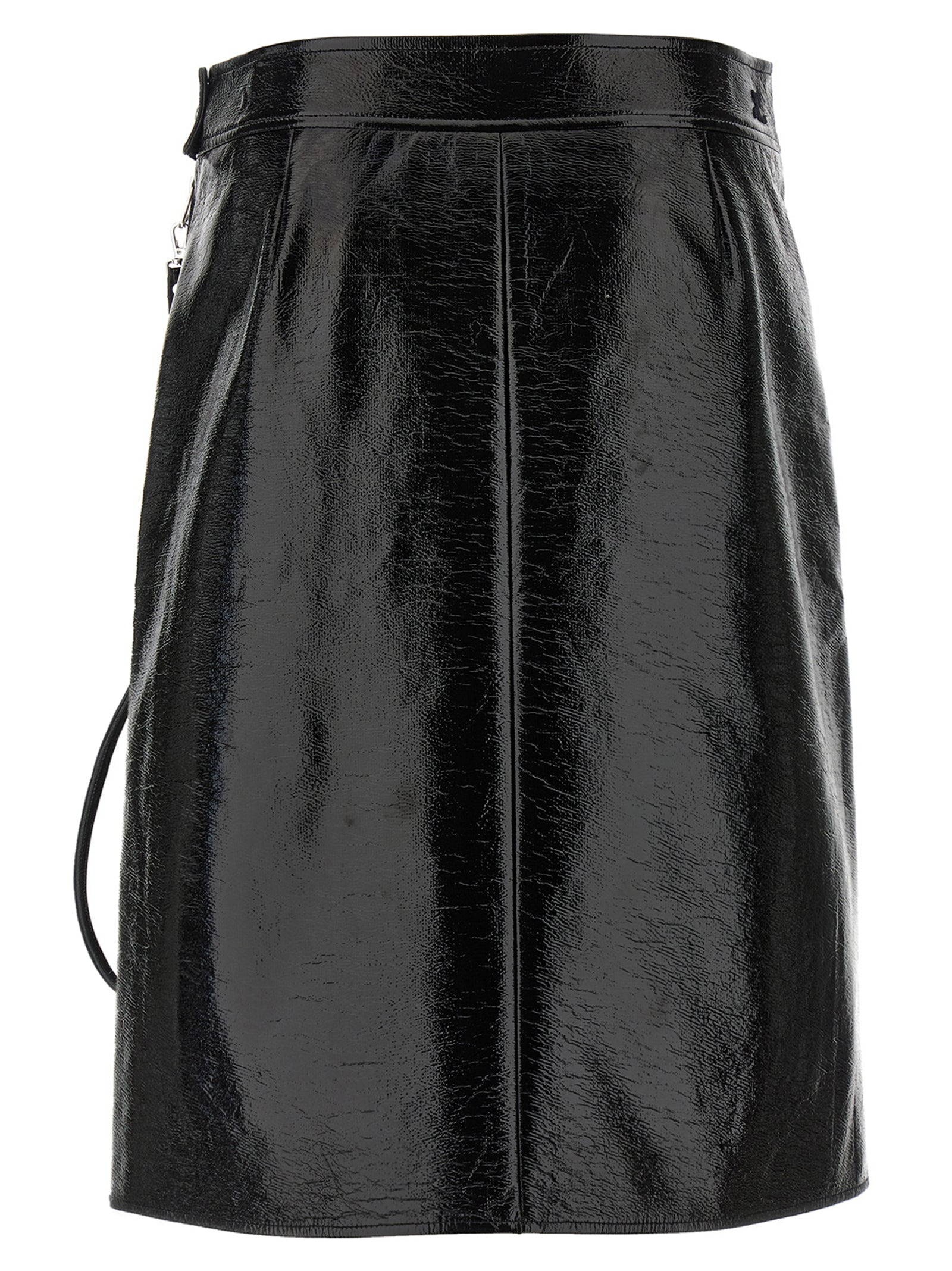 Courreges Women 'Zipped Vinyl' Skirt - 2