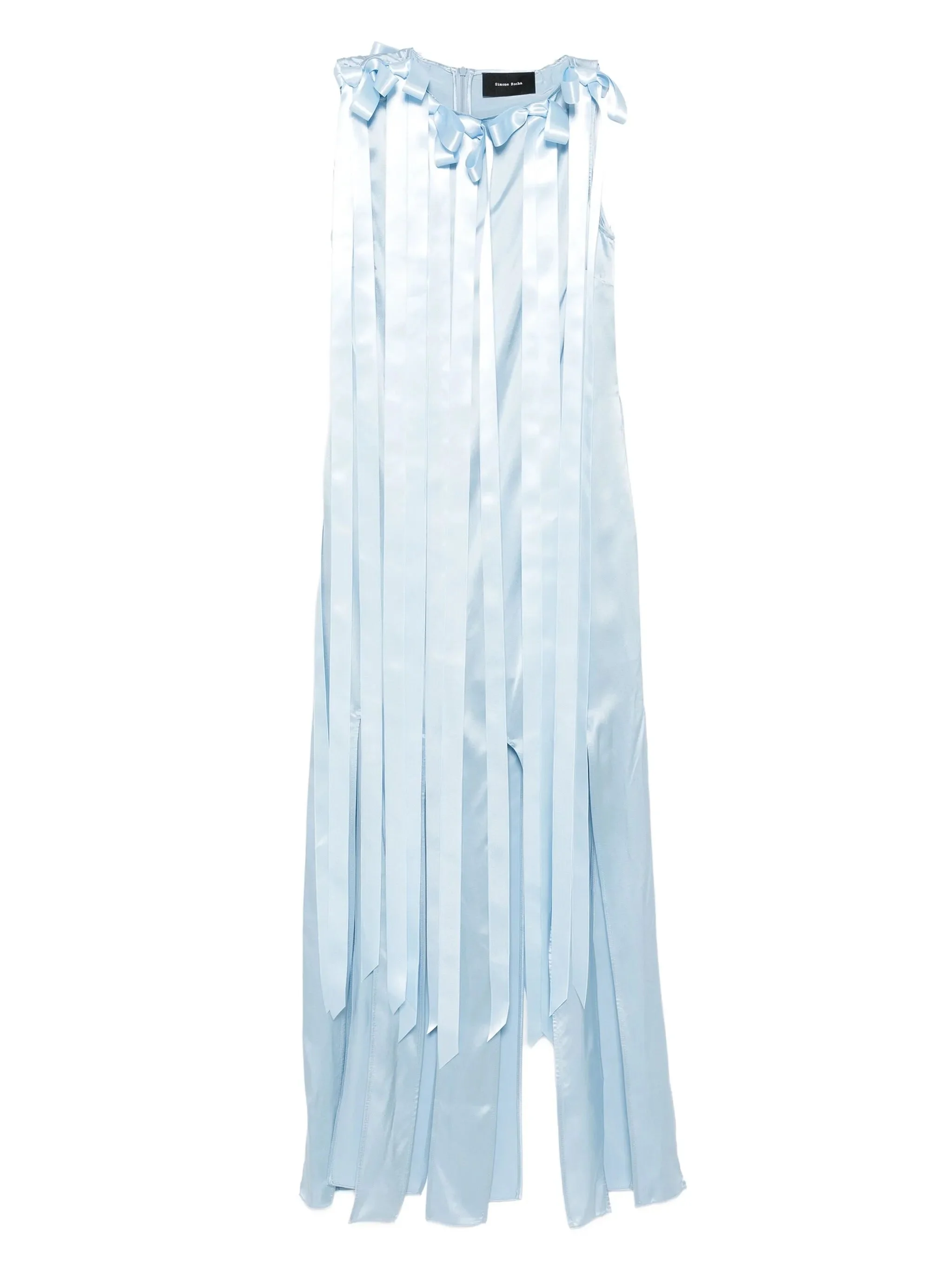 Unbounded ribbon-detail sleeveless dress - 1