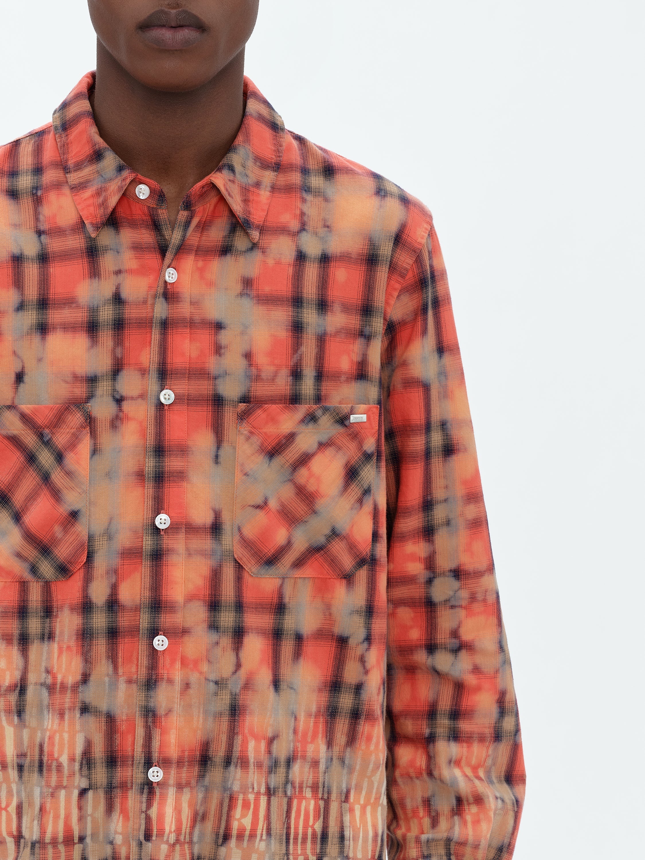 AMIRI BLEACH AMIRI LOGO FLANNEL | REVERSIBLE