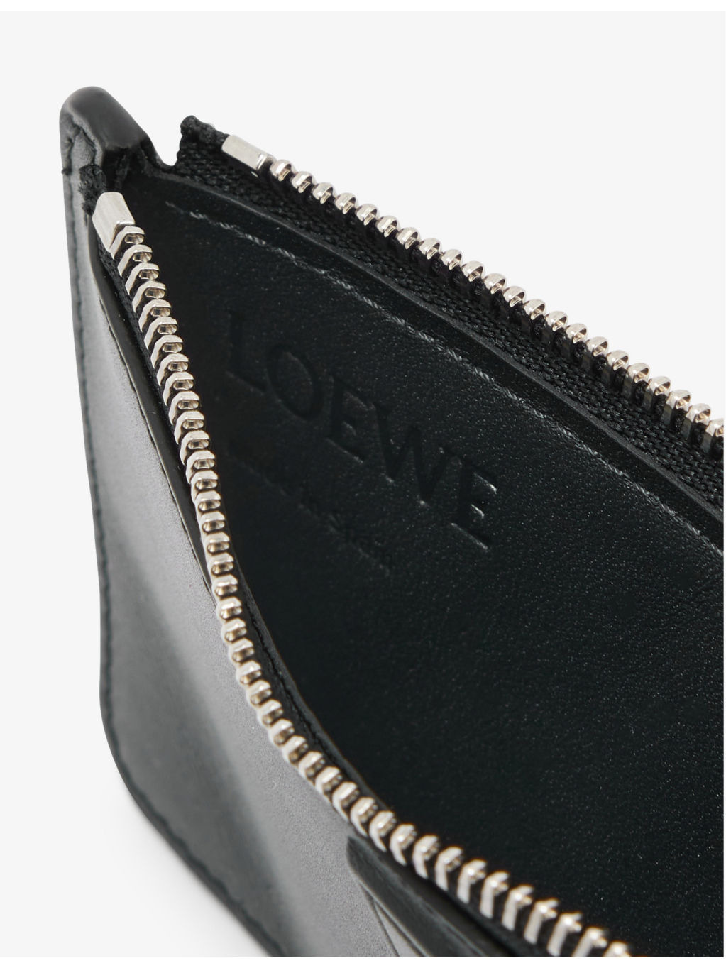 Debossed-branding leather cardholder - 4