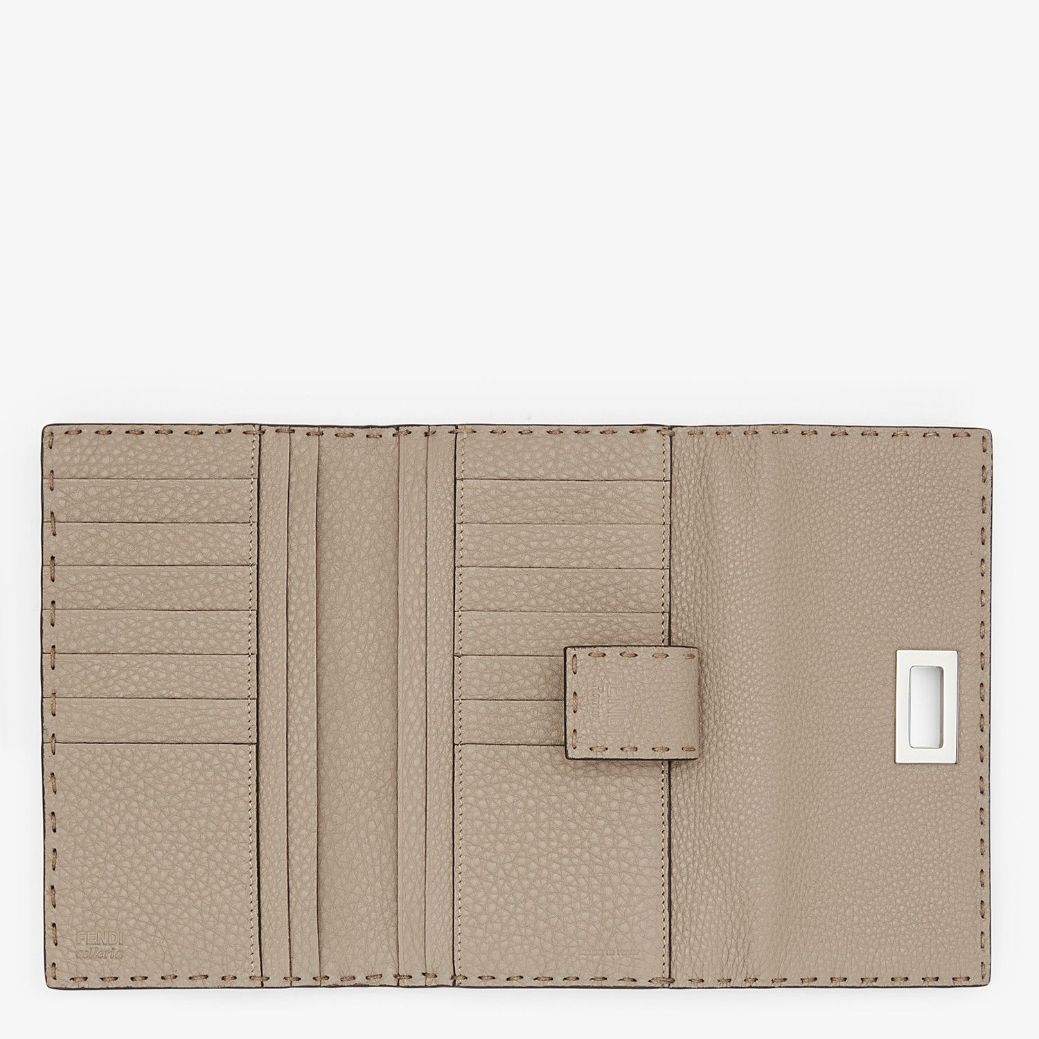 Beige leather wallet - 5