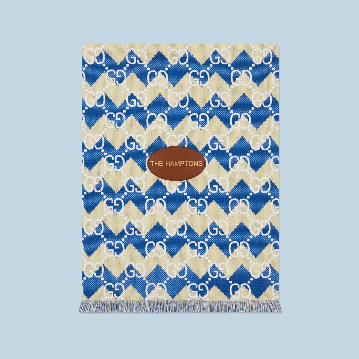 GG chevron cotton beach blanket - 2