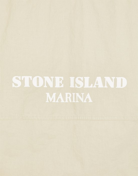 418X1 STONE ISLAND MARINA_RAW PLATED LINEN ECRU - 3