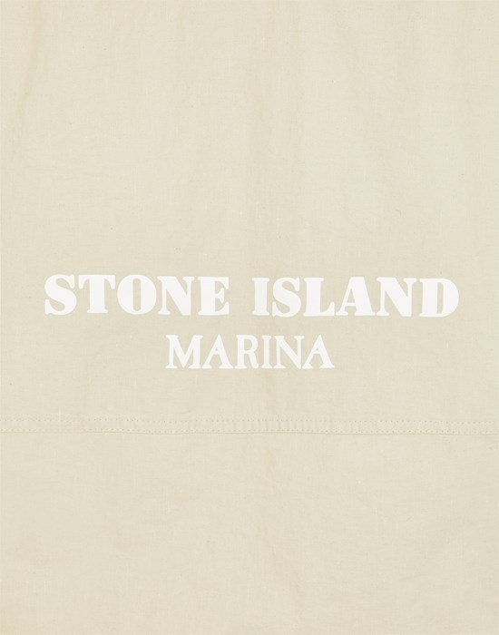 418X1 STONE ISLAND MARINA_RAW PLATED LINEN ECRU - 3