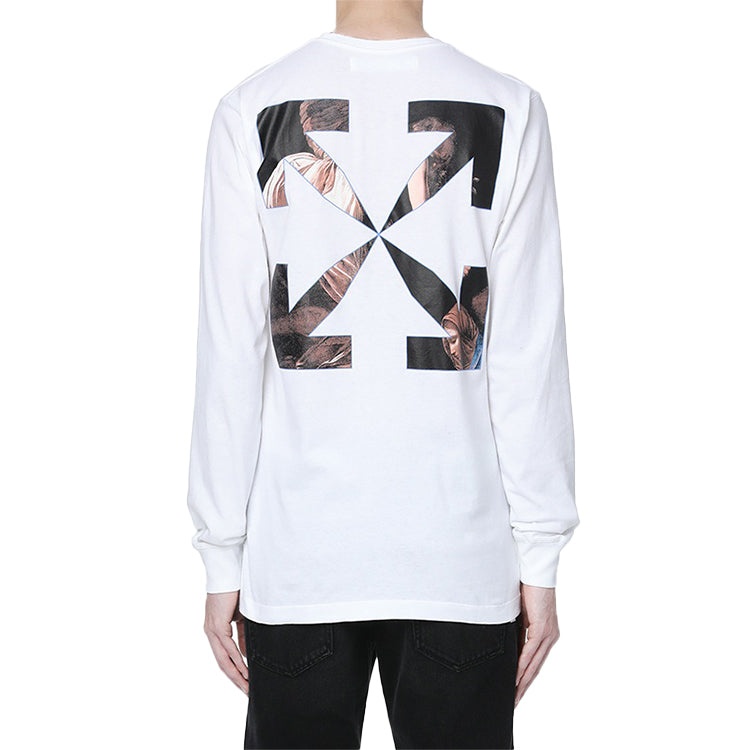 Off-White FW20 Caravaggio Angel Sweatershirt OMBA025E20FLE0050110 - 5