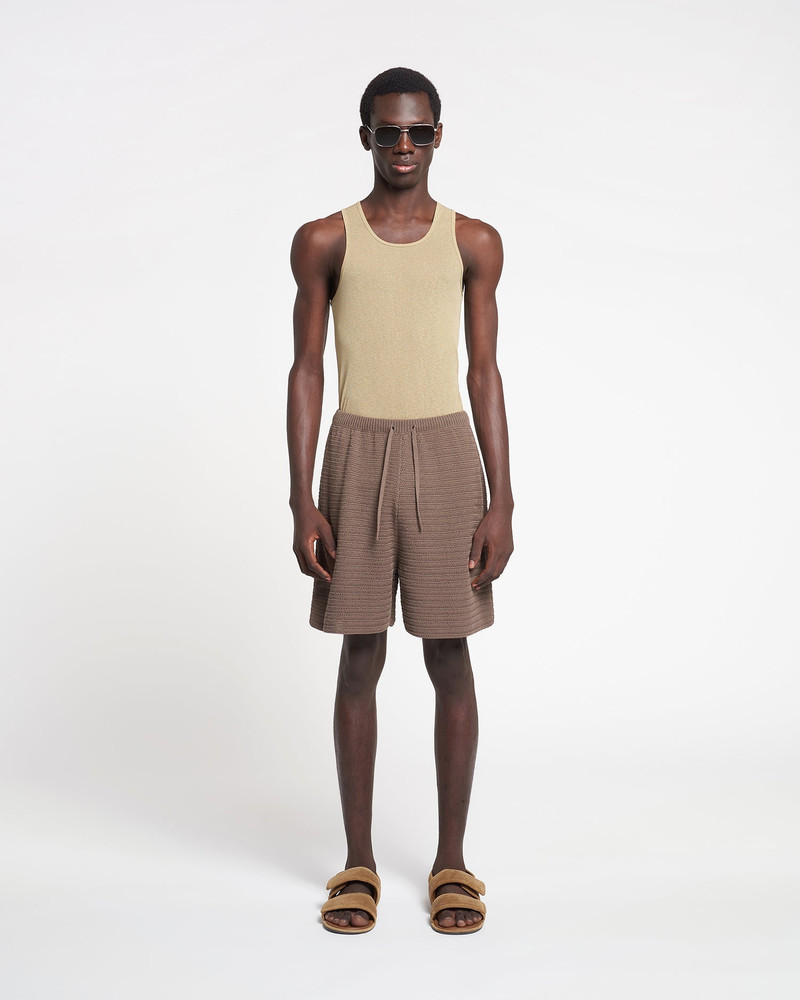 Linear Crochet Shorts 4