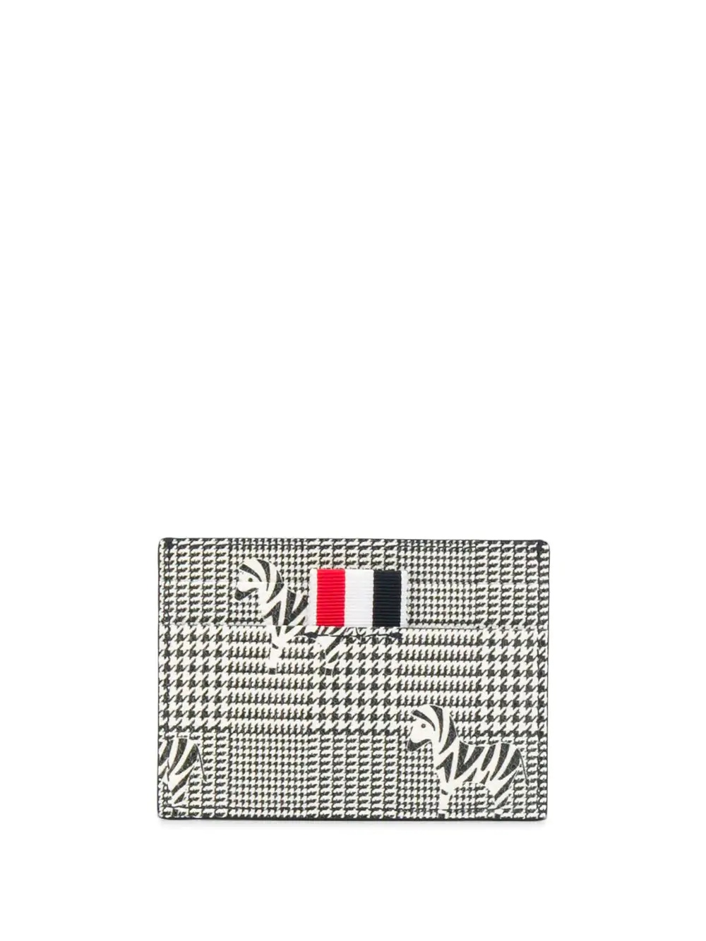 Prince of Wales zebra print cardholder - 1