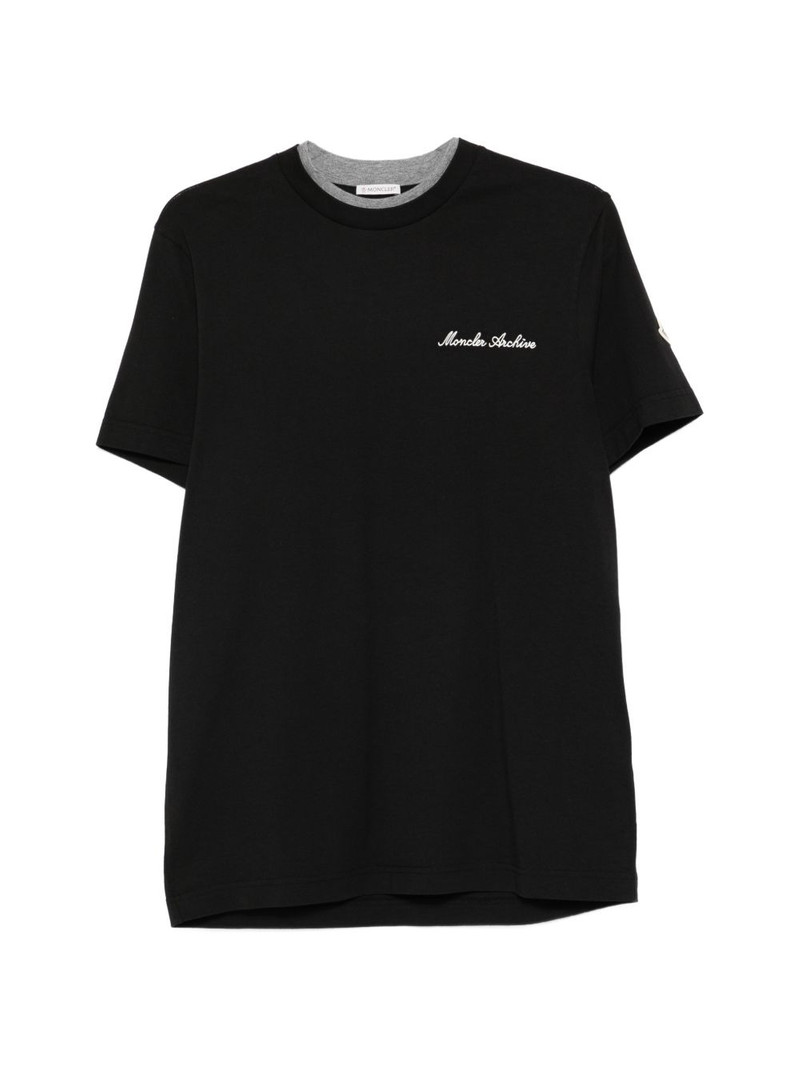 logo-embroidery T-shirt 1
