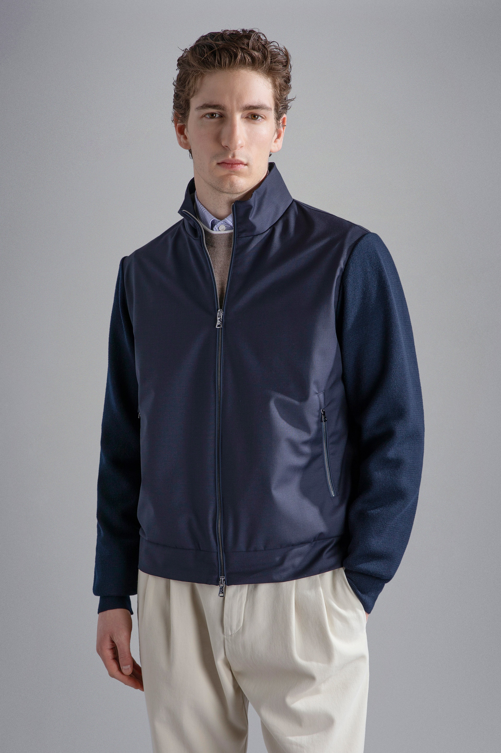 WOOL HYBRID SWEATER - 7