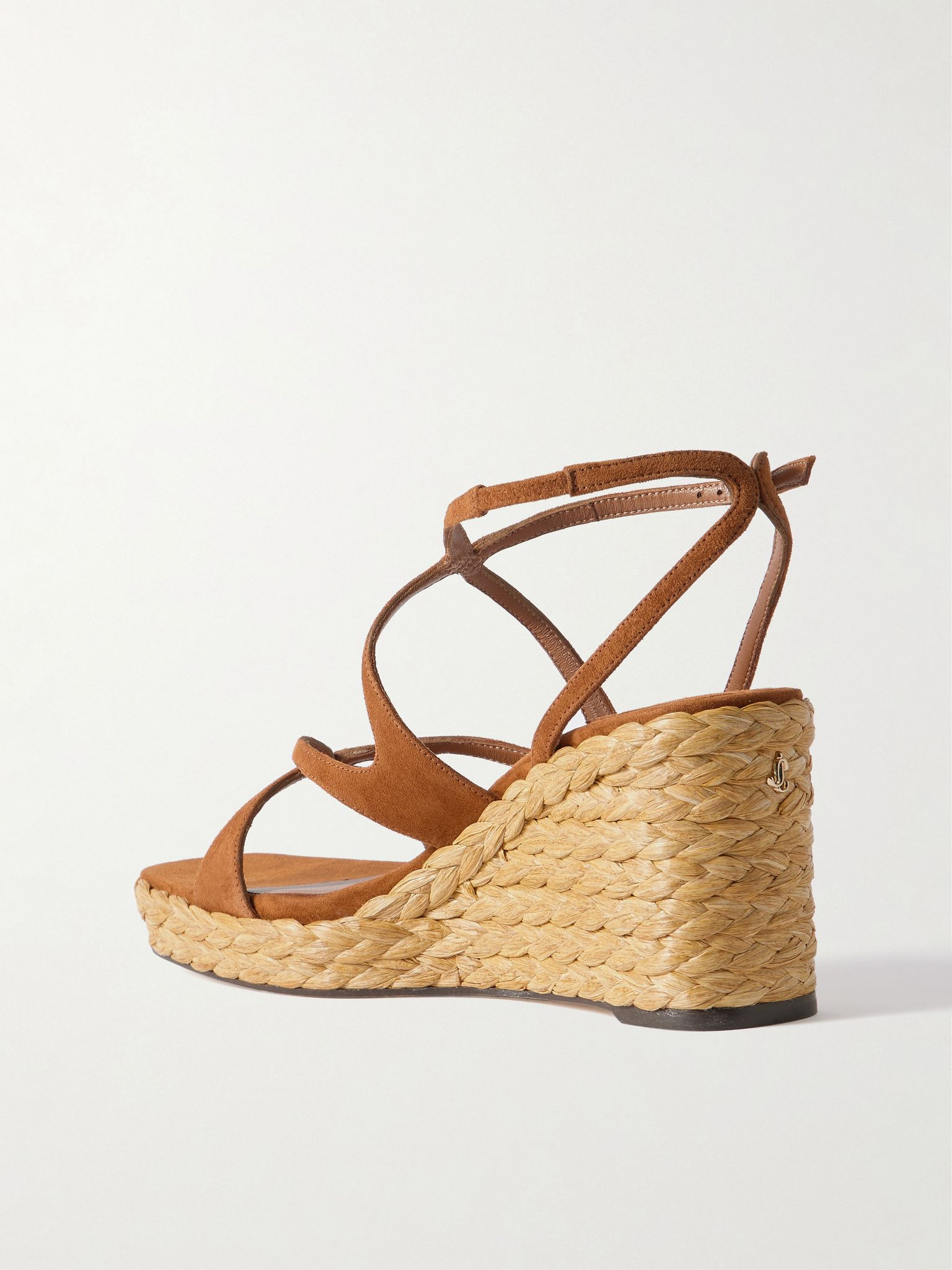 Ayla 85 suede platform espadrilles Tan - 3