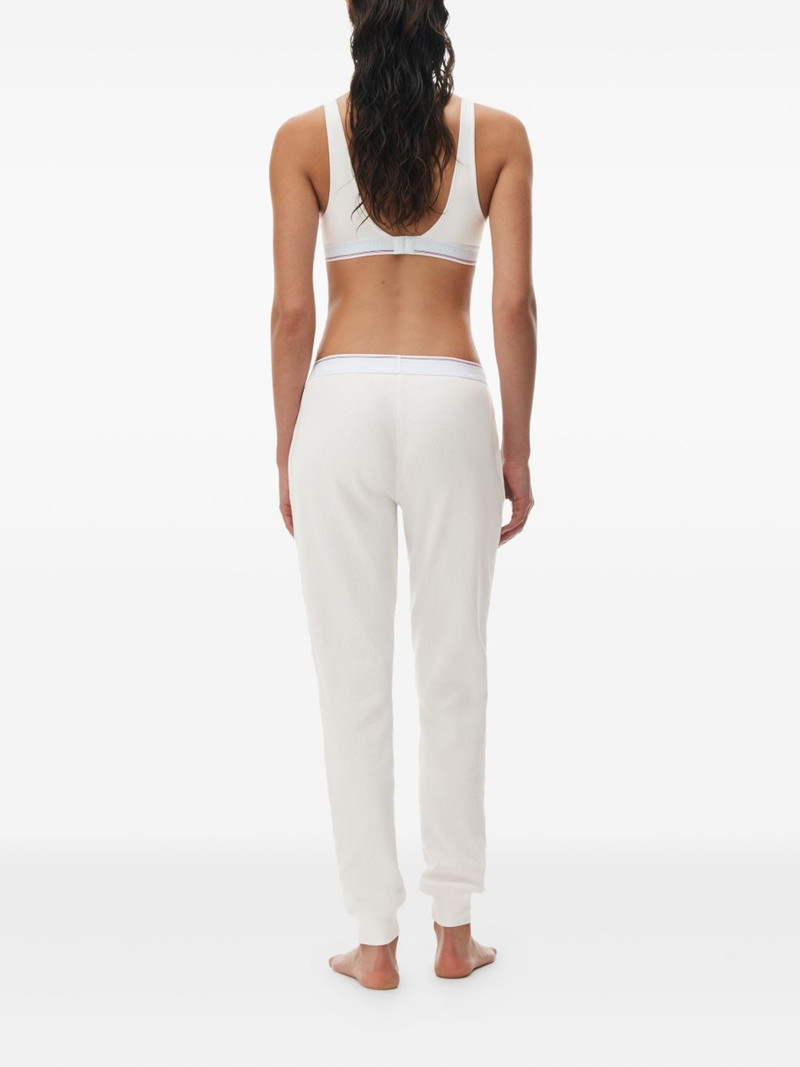 Alexander Wang Waffle elasticated-waist track pants outlook