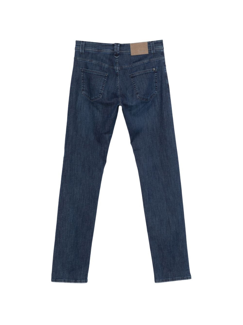 Canali five-pocket jeans outlook