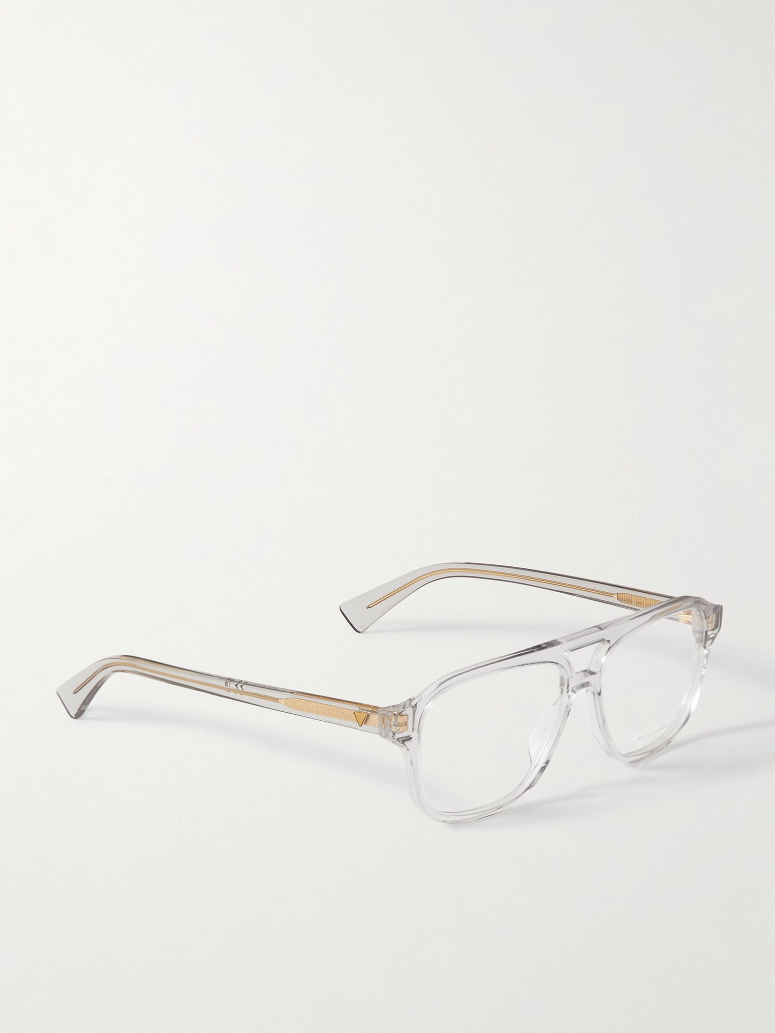 Aviator-Style Acetate Optical Glasses Gray - 3