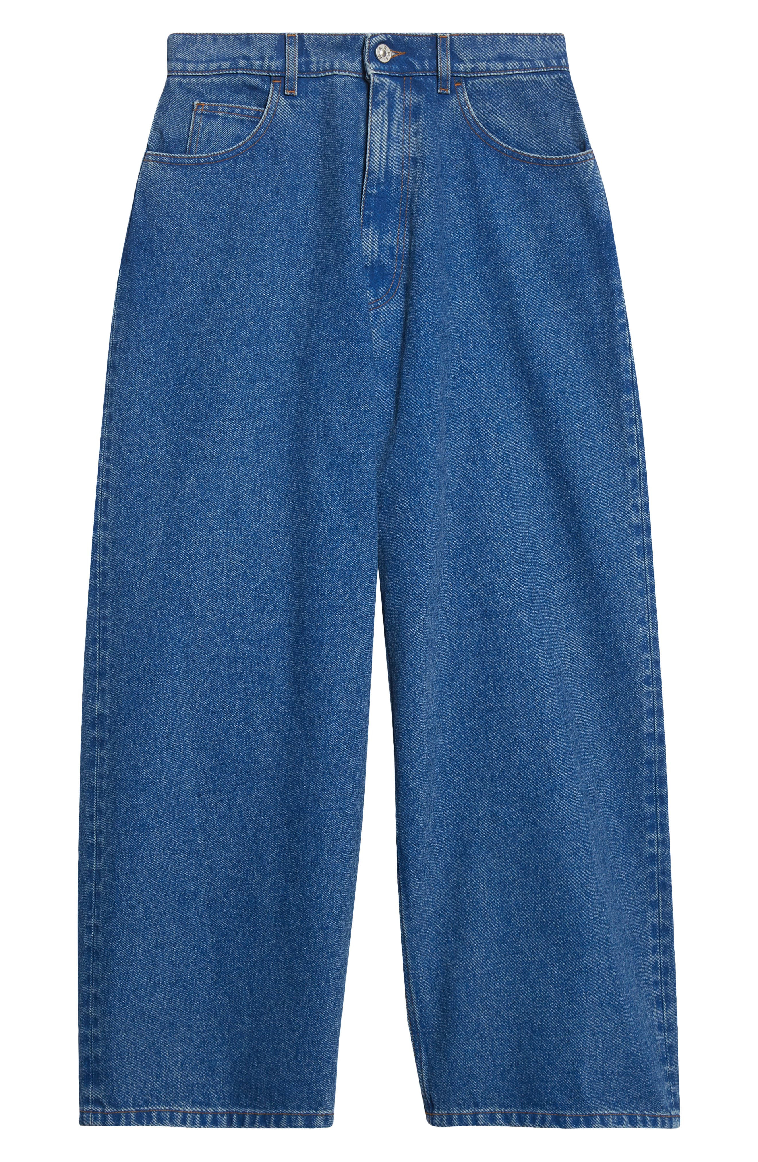 Marni Extrawide Leg Jeans in Ocean at Nordstrom - 6