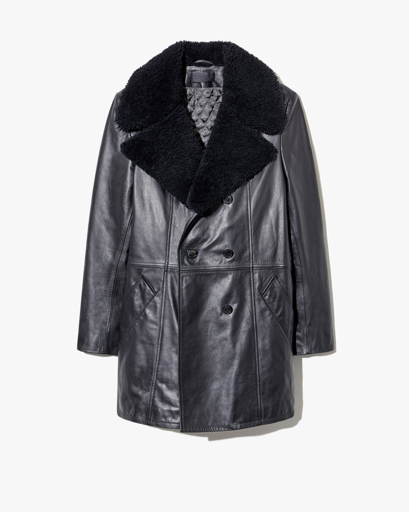 SANURA LEATHER COAT 1