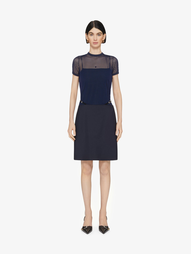 Givenchy SLIM FIT POLKA DOTS T-SHIRT IN TULLE outlook