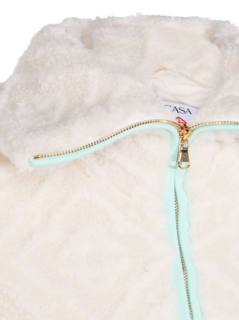 textured zip-up jacket - 4