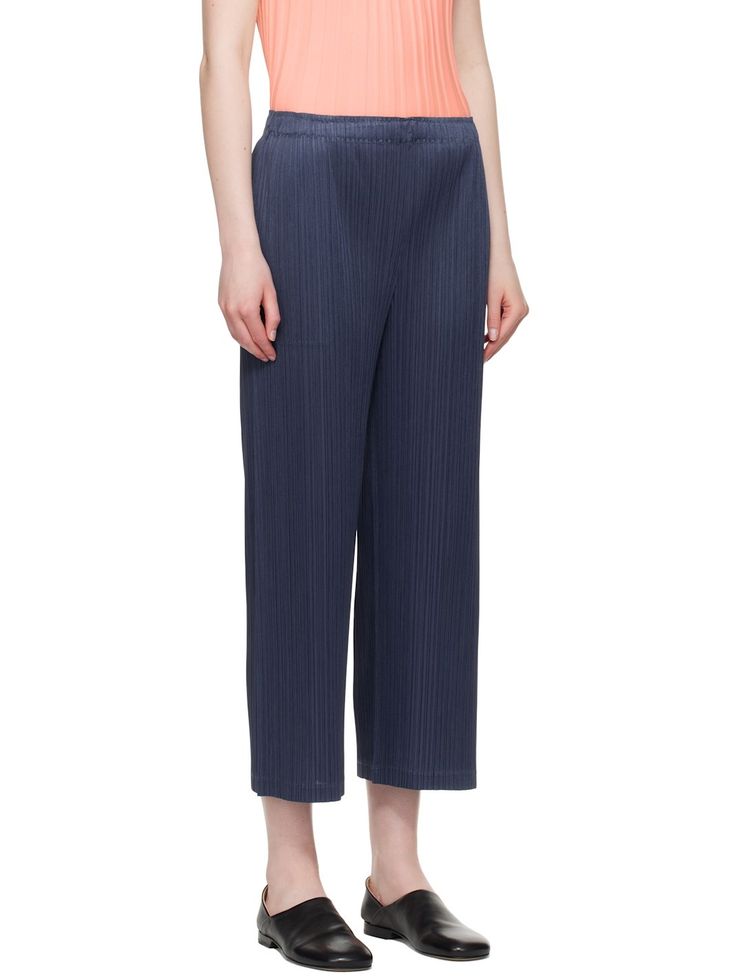 Navy Loop Trousers - 2