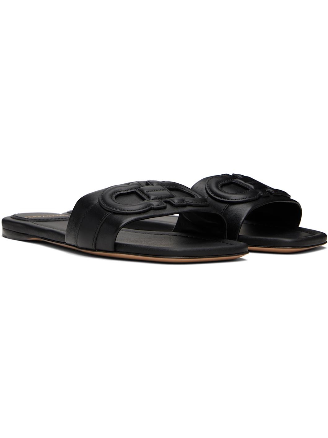 Black Gancini Sandals - 4