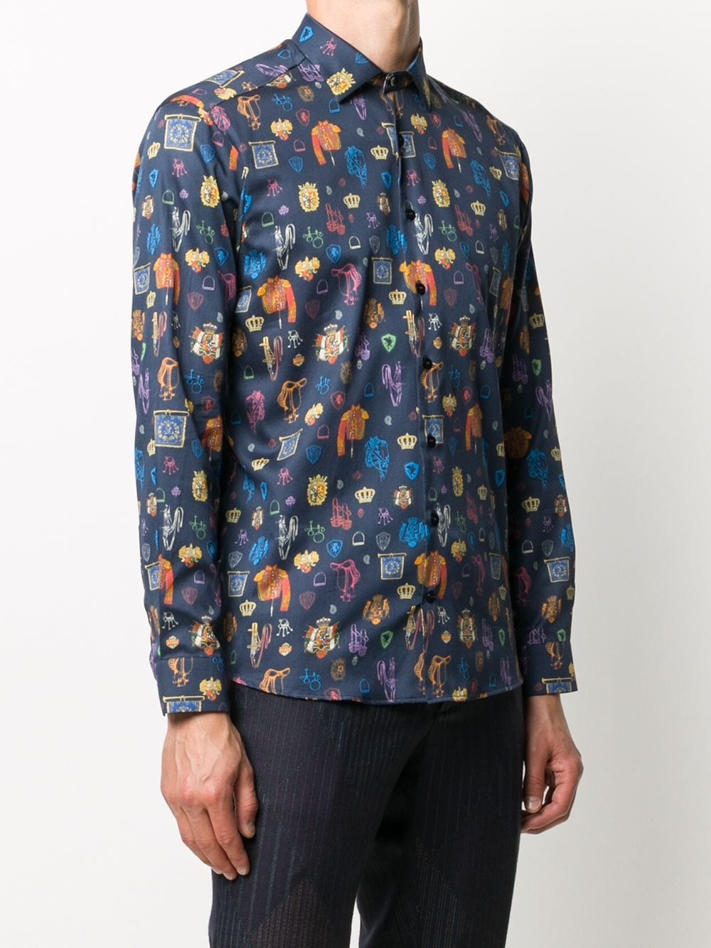 royalty print shirt  - 3