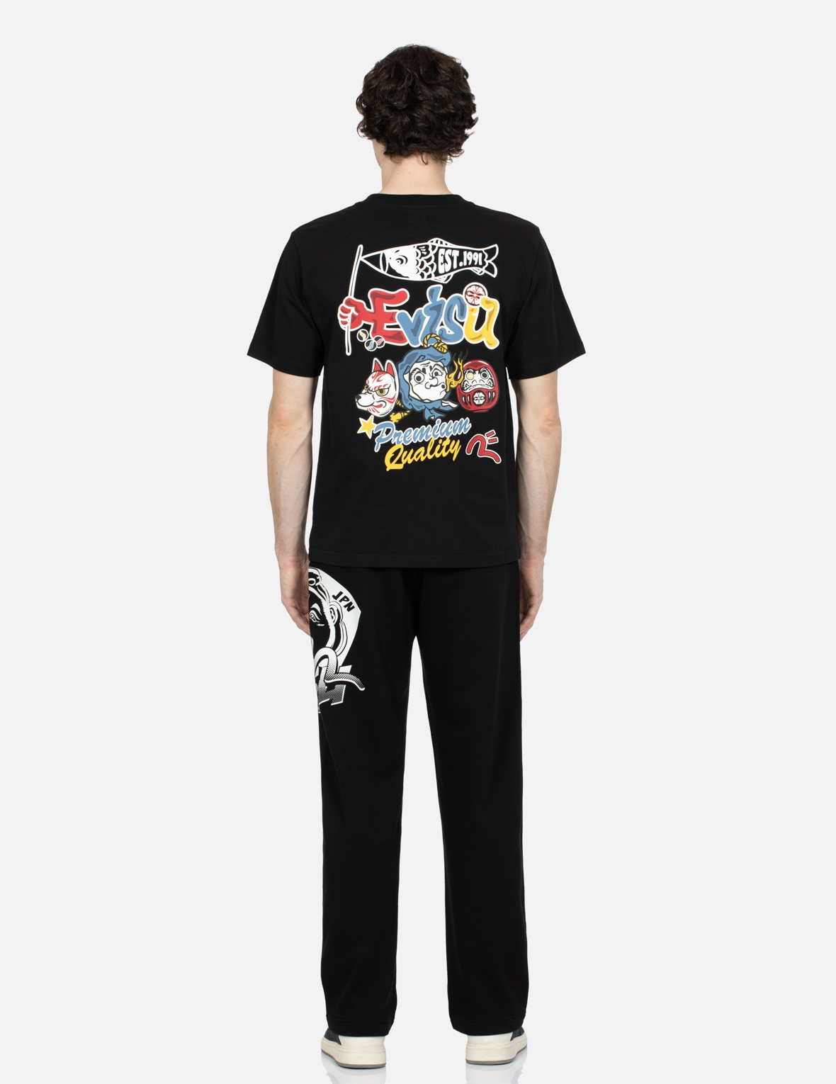 POP ART GODHEAD PRINT STRAIGHT-LEG SWEATPANTS - 6