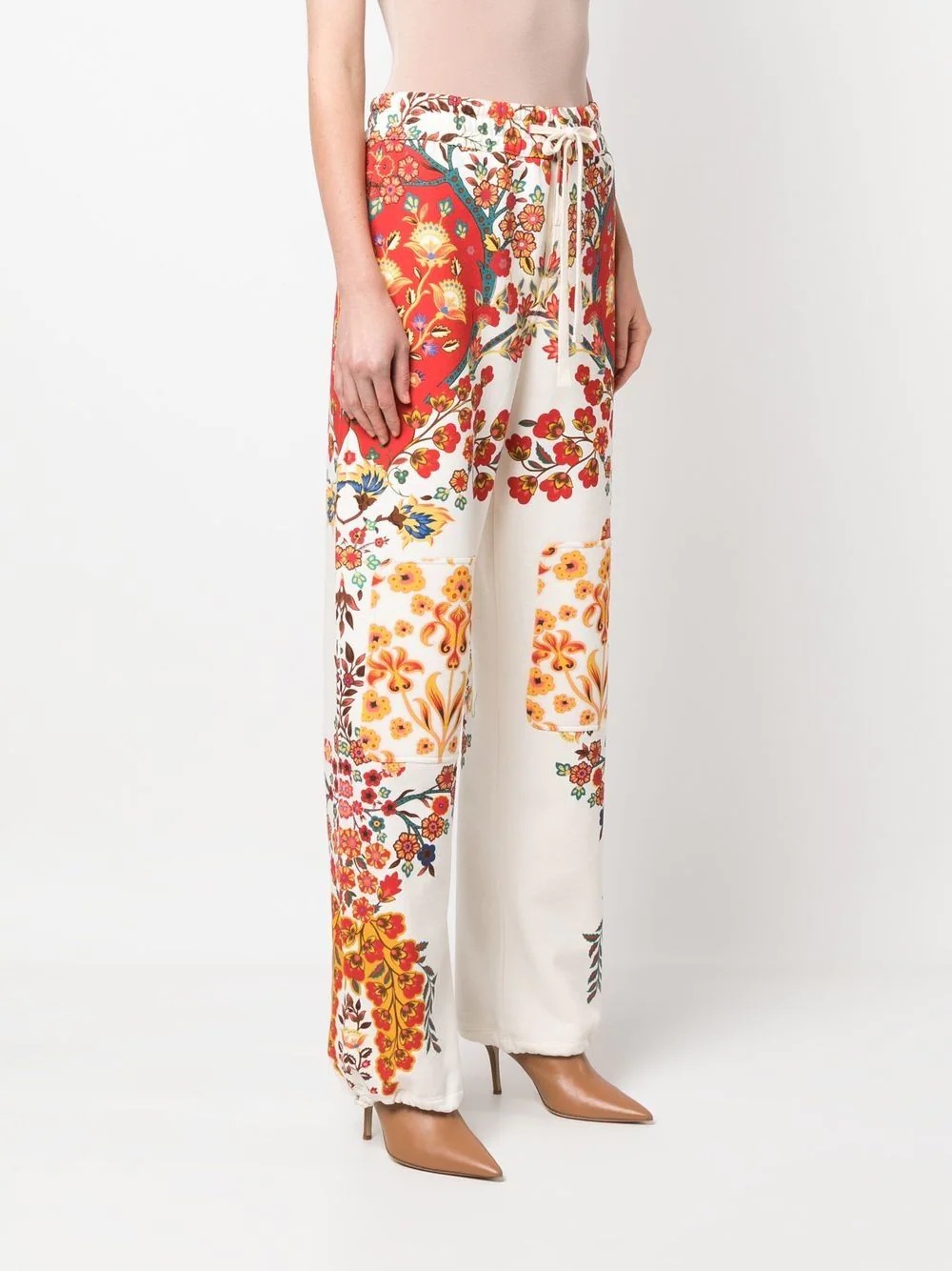 floral-print track pants - 3