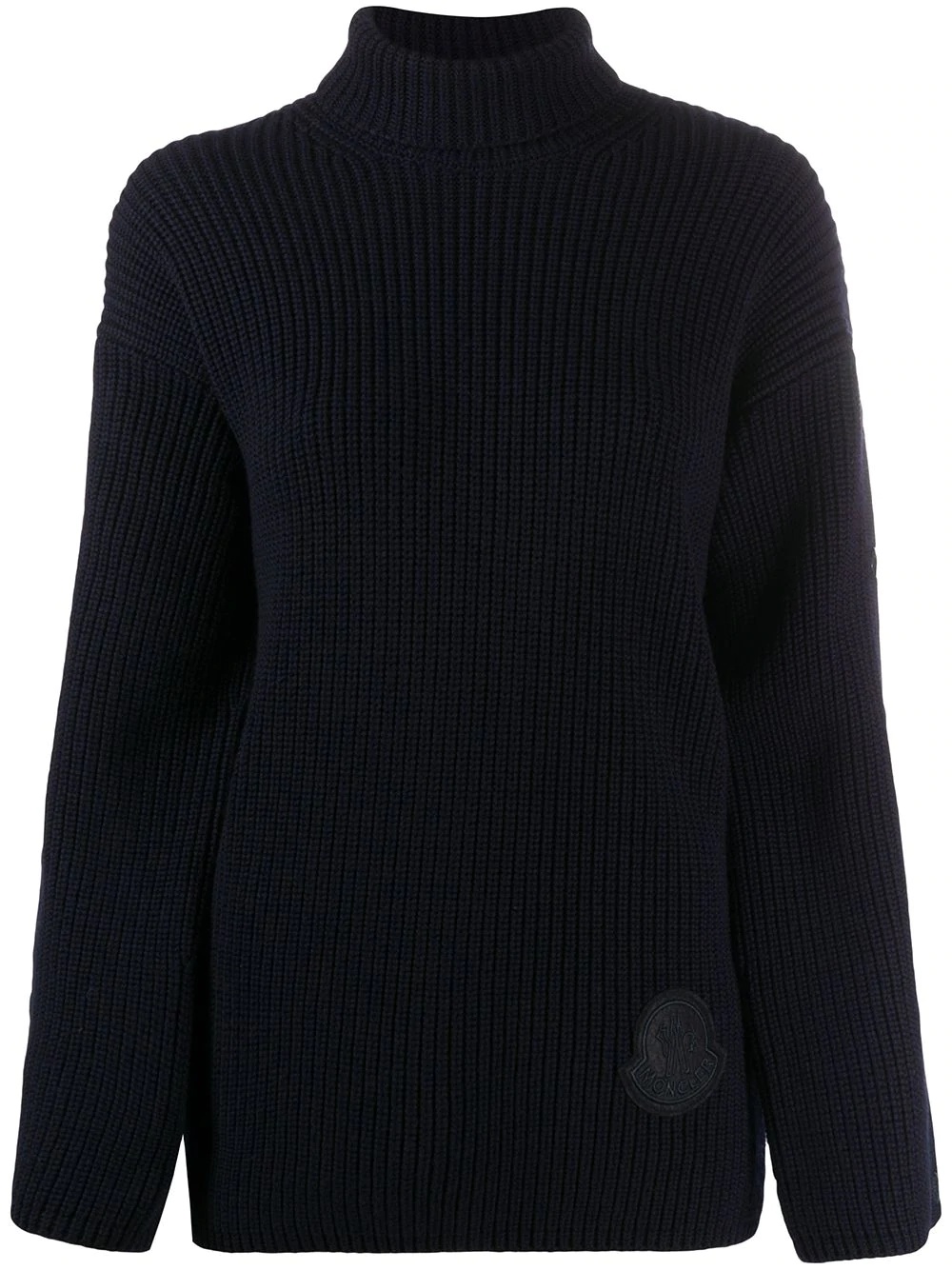 ribbed rollneck jumper - 1