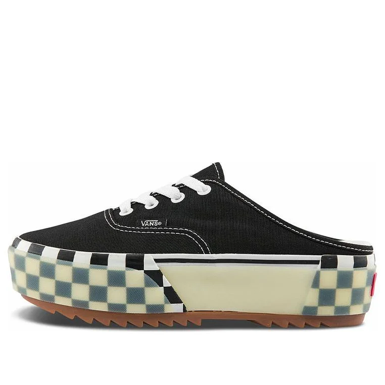 Vans Authentic Mule Stacked 'Black White' VN0A4BW18BM - 1