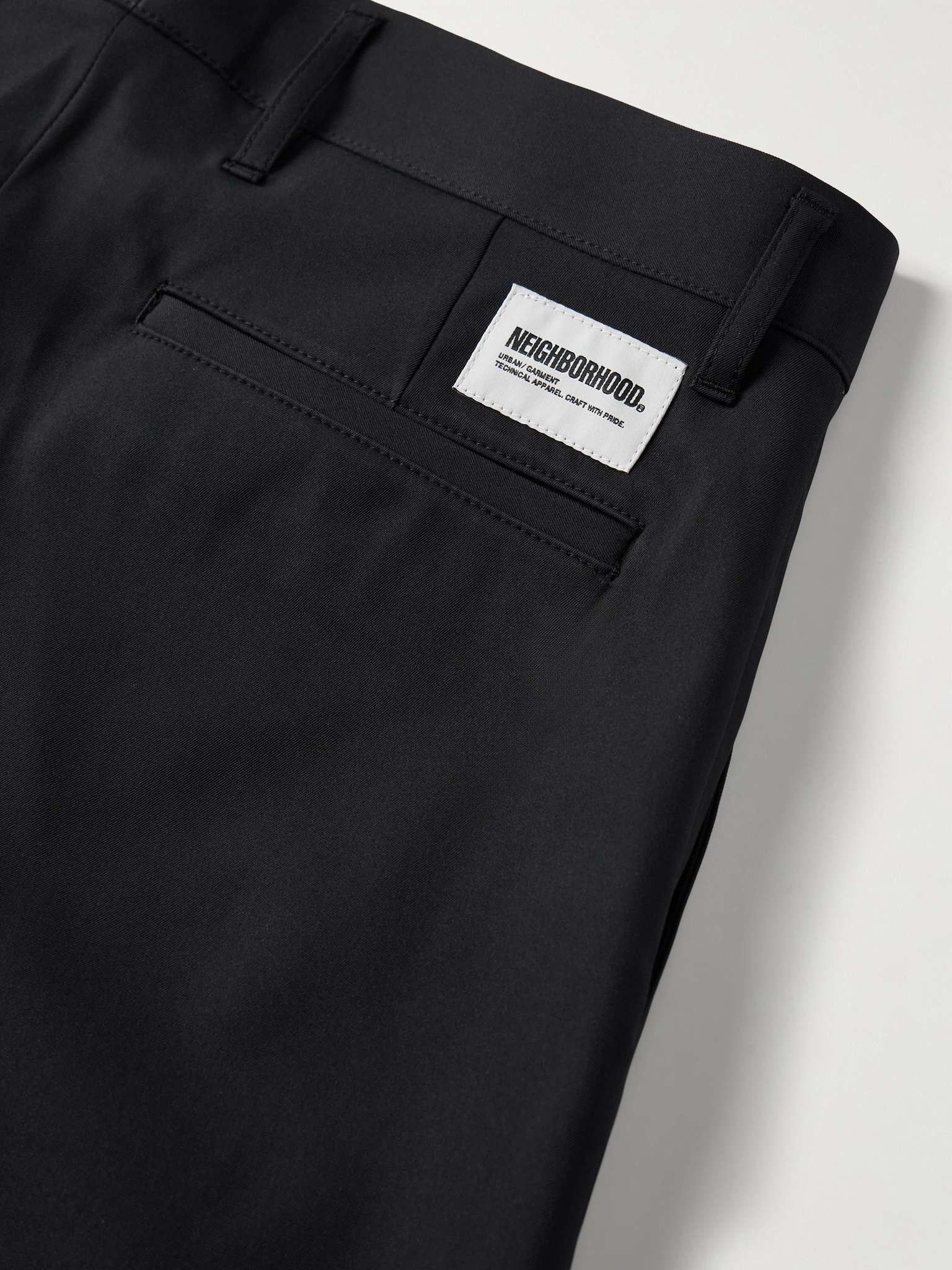 Tapered Pleated Twill Trousers - 5