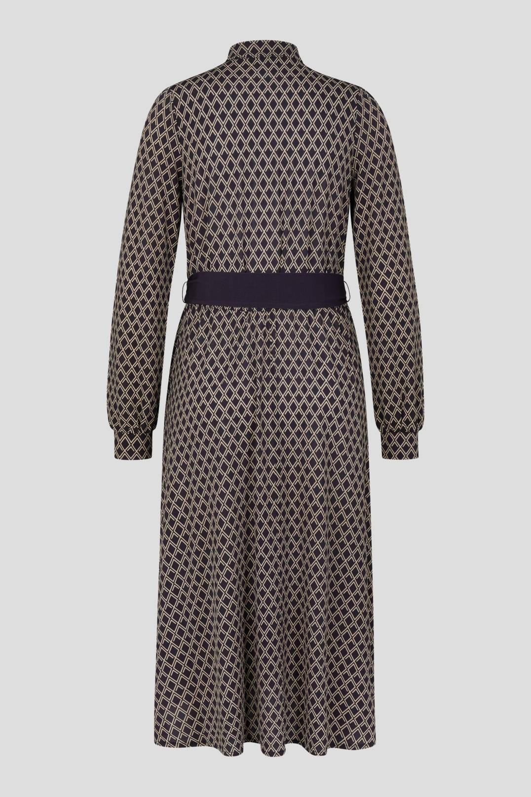 AMINA MIDI DRESS IN NAVY BLUE - 5