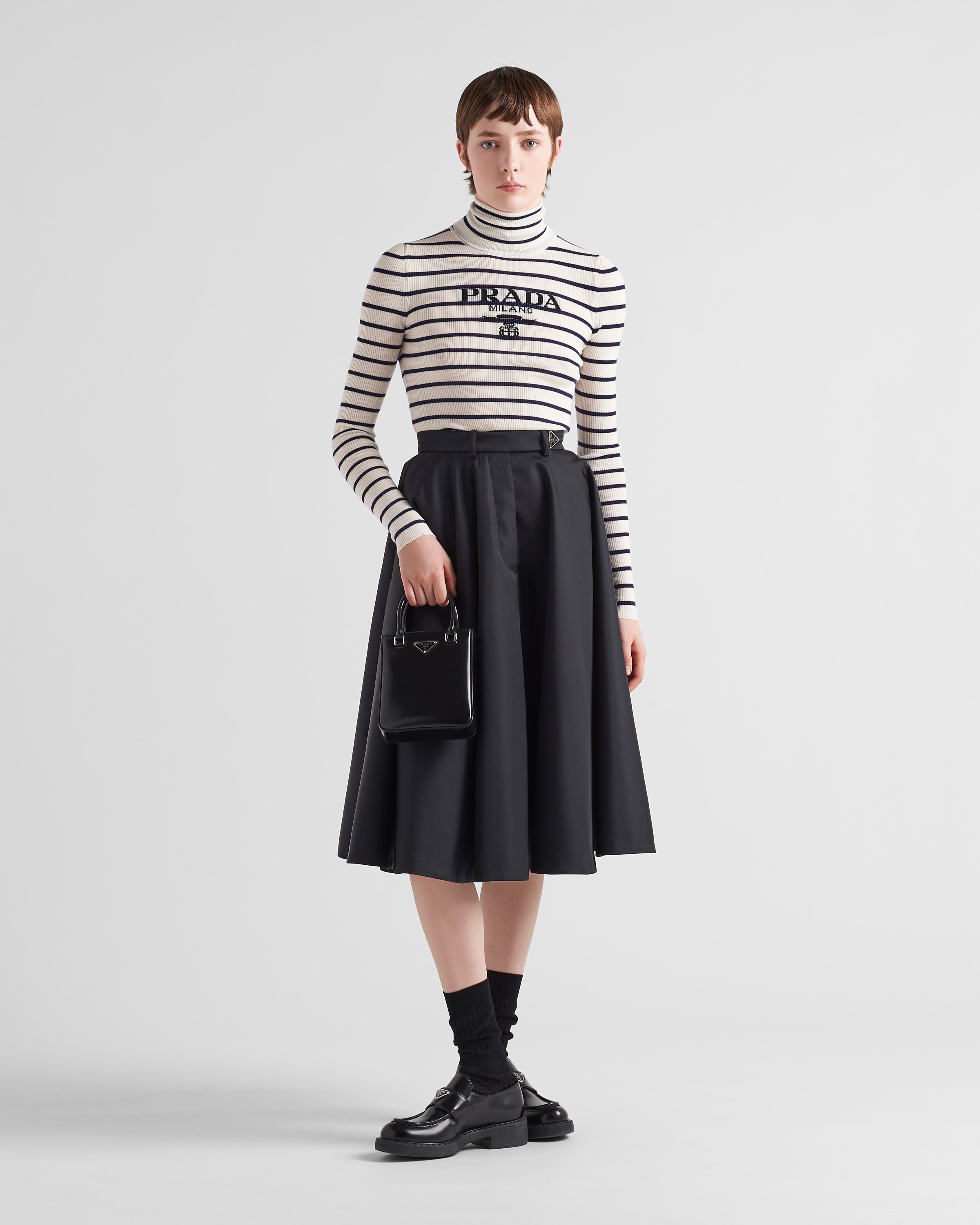Re-Nylon pleated skirt - 2