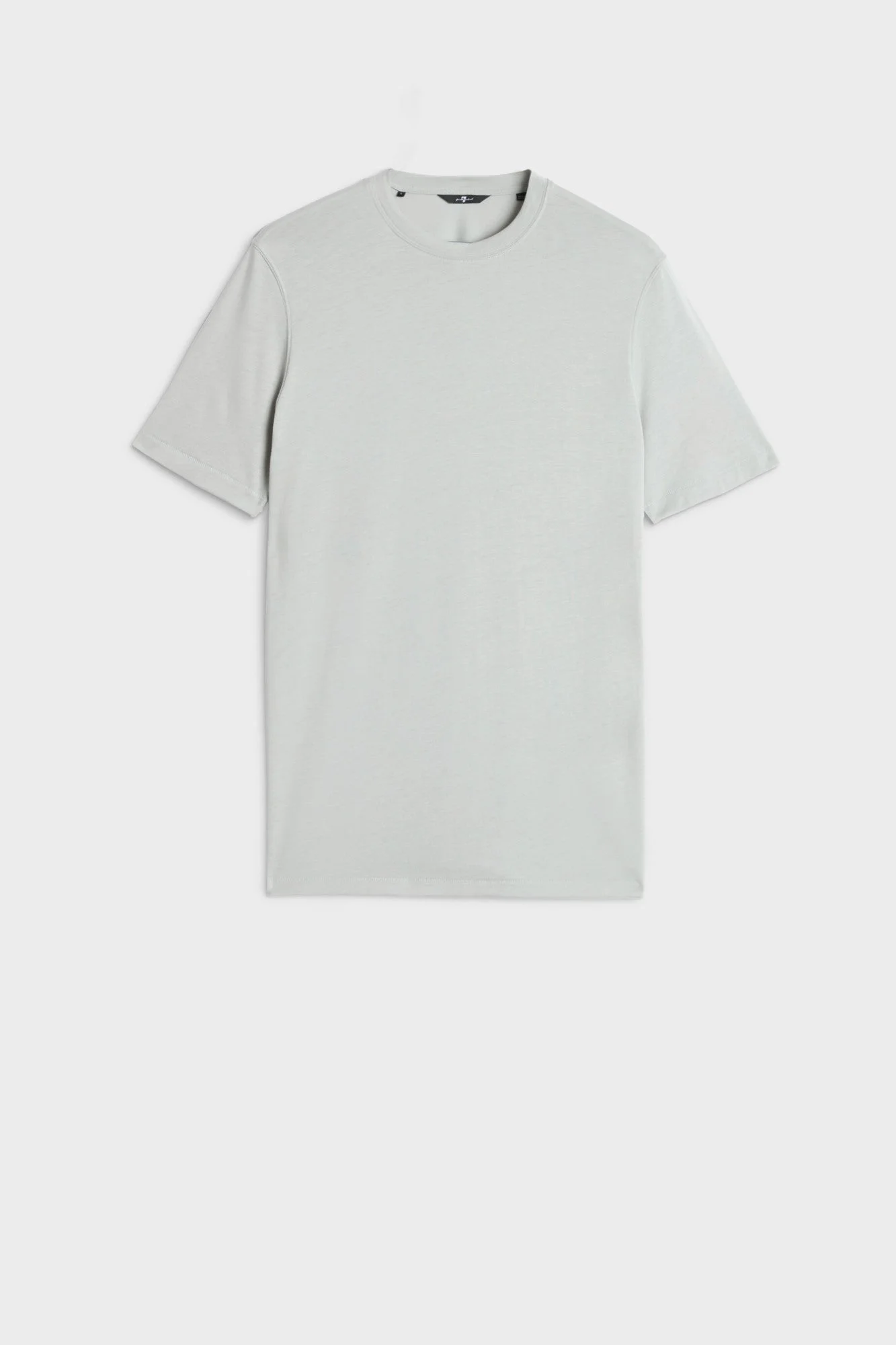 CREWNECK TEE in Lyocell Dusty Blue - 1