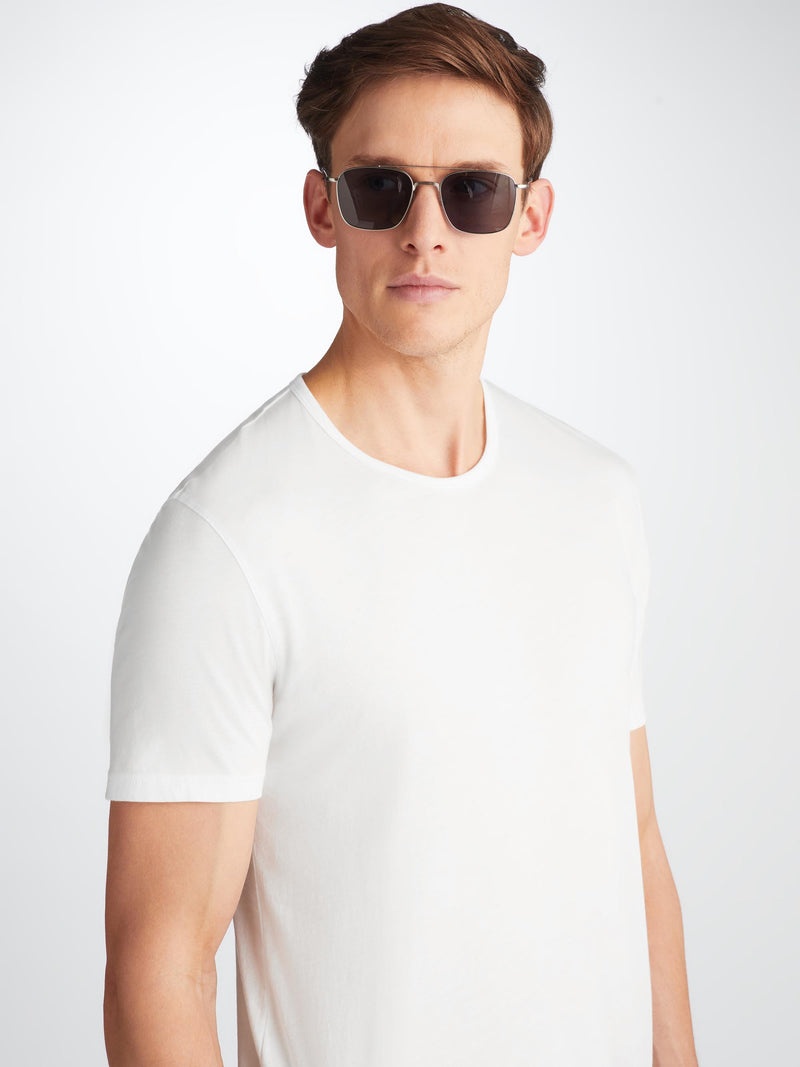 Men's T-Shirt Riley Pima Cotton White - 6