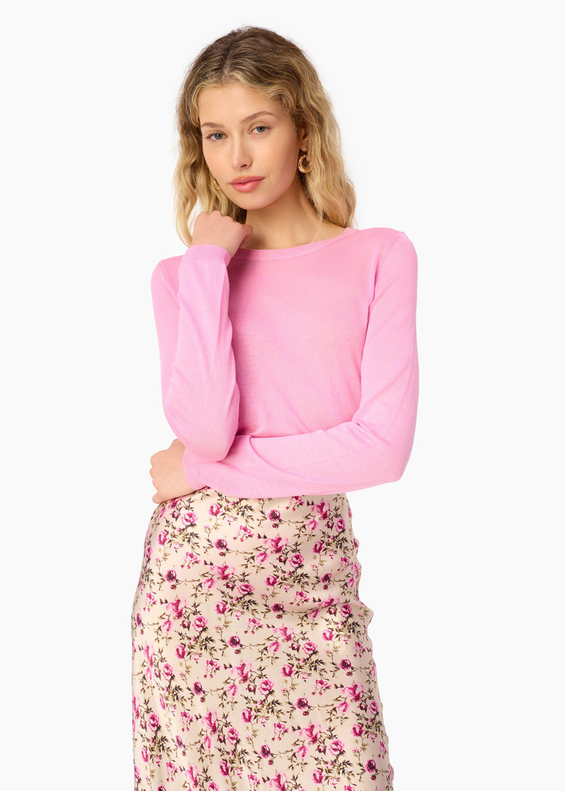 JAIME LIGHTWEIGHT KNIT TOP CAMELLIA 5