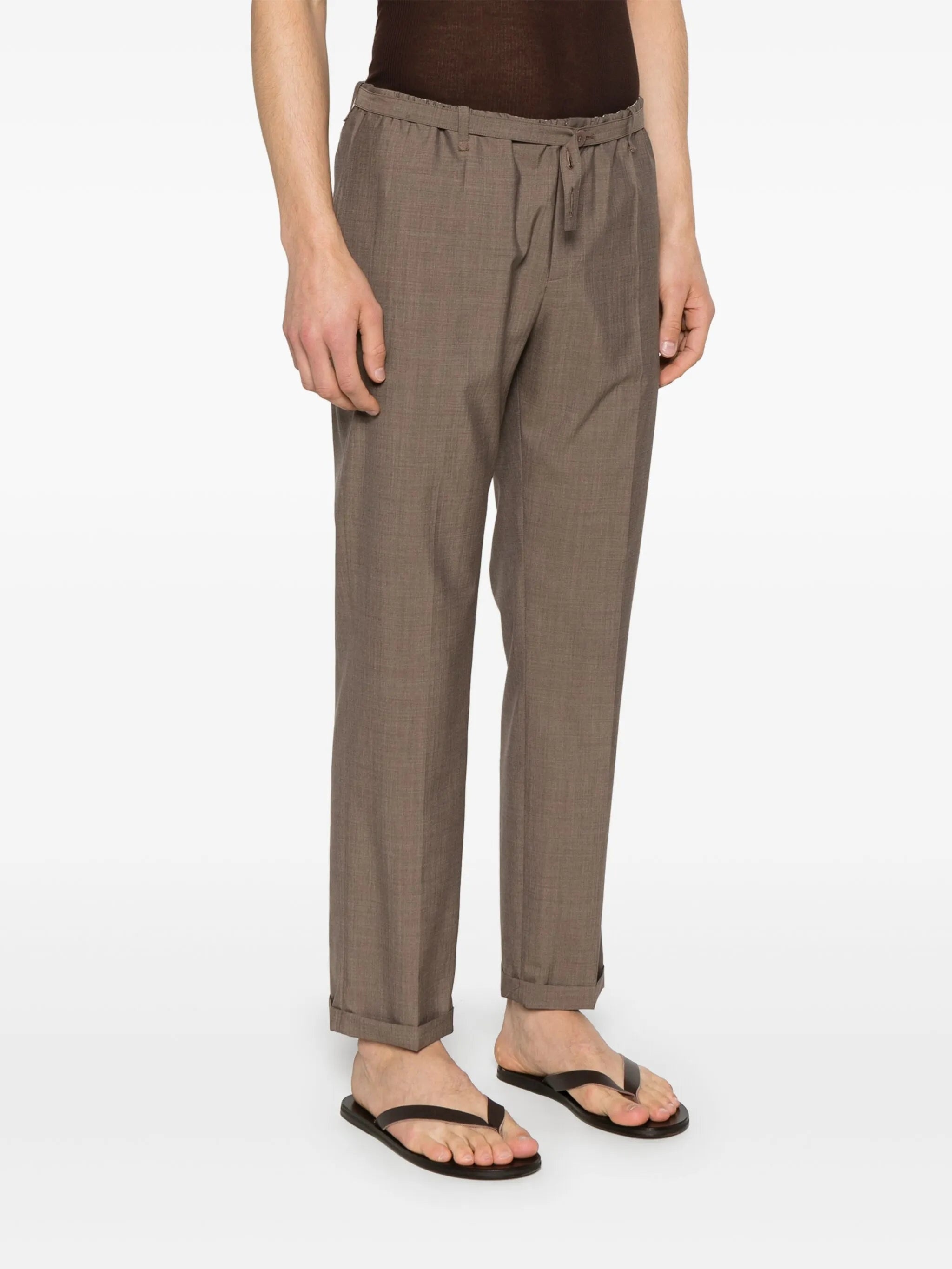 Virgin Wool Trousers - 4