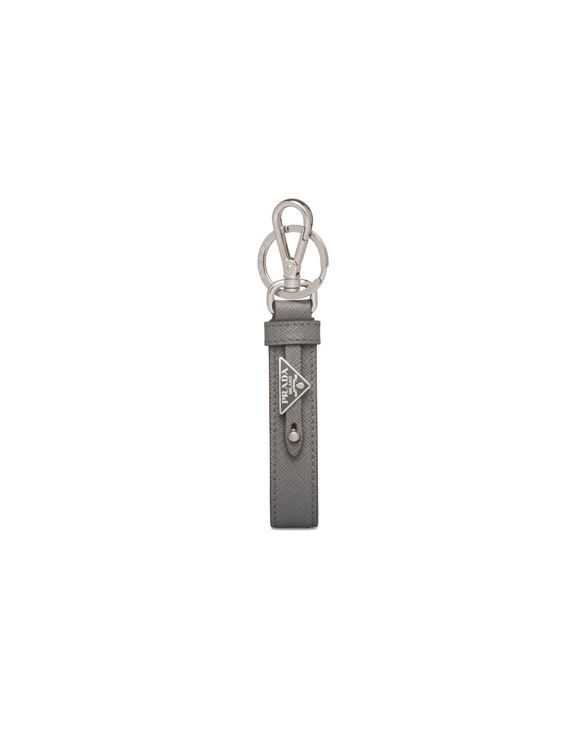 Customized Saffiano leather keychain - 1