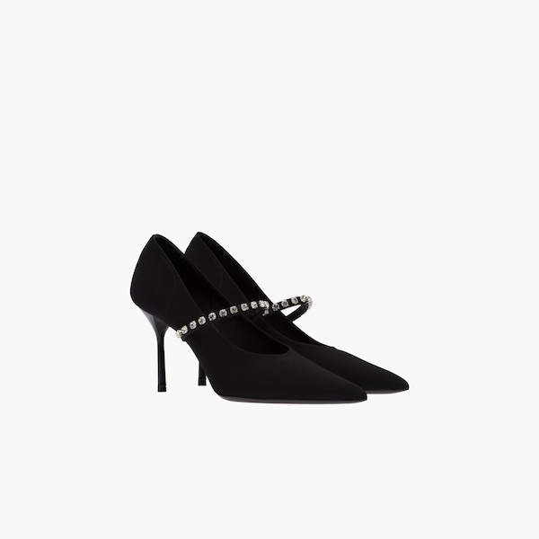 Technical fabric pumps with crystals - 3